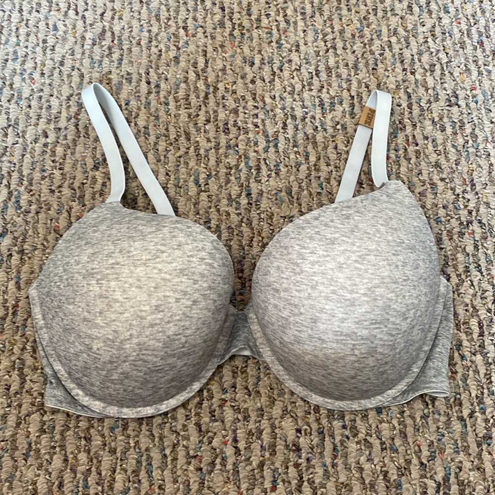 NWOT Push Up Victorias Secret Bra Grey 36DD